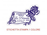 Etichette adesive per erboristerie, cosmetica, cosmesi (mm 50X31)  (cod.5M )